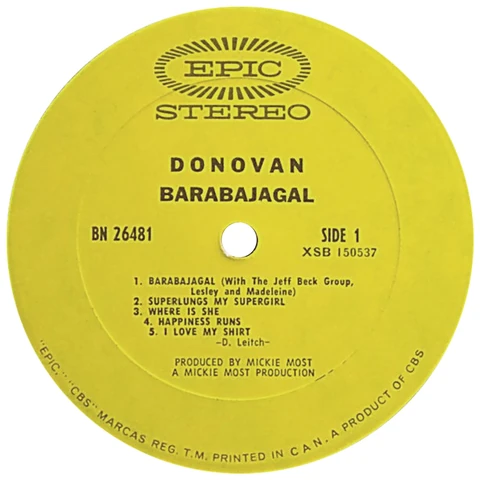 LP.DO26481.EP.1, Yellow Epic, Mono