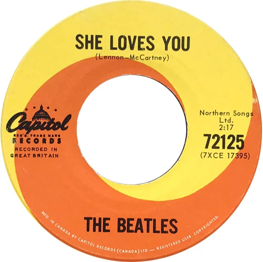 Beatles music formats released in Canada - Canadian Pressing Plants