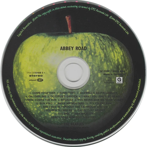 CD.82416.7.12, 2009 Remaster, Cinram Pressing