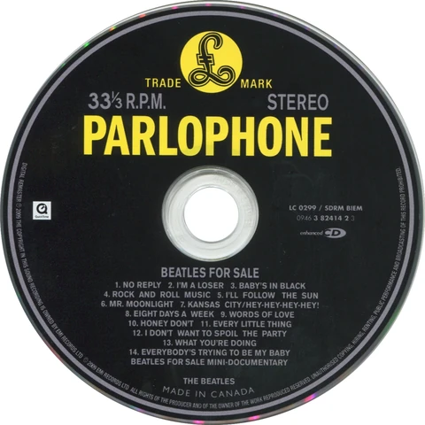 CD.82416.7.3, 2009 Remaster, Cinram Pressing