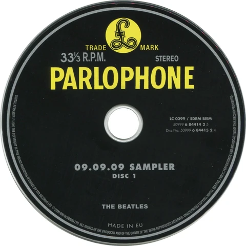 CD.844142.PRO.1, Promo Sampler disc 1