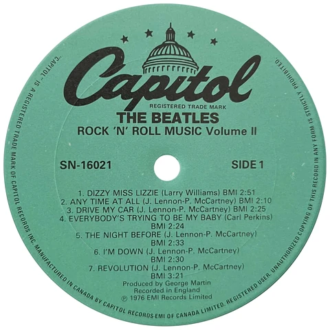 LP.16021.10.1, Green Budget, Columbia Pressing