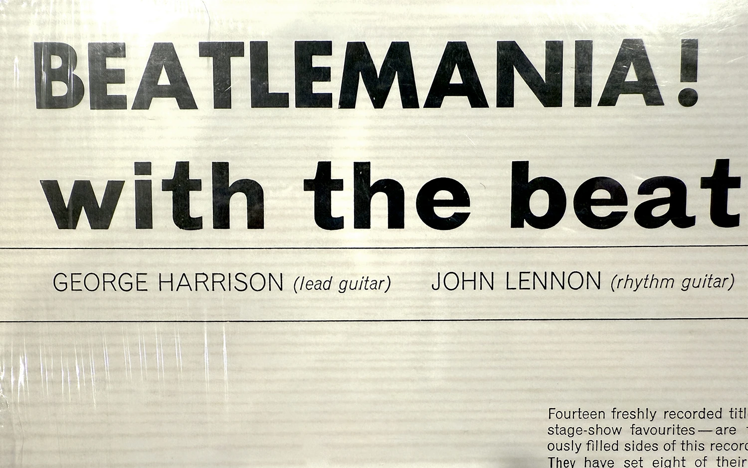 Beatlemania! With The Beatles, LP.6051.4.1