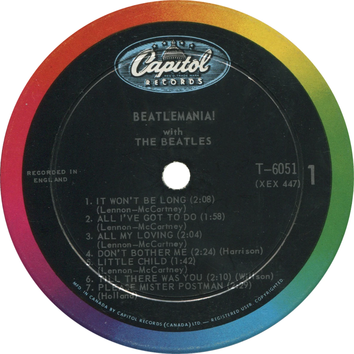 Beatlemania! With The Beatles, LP.6051.2.1