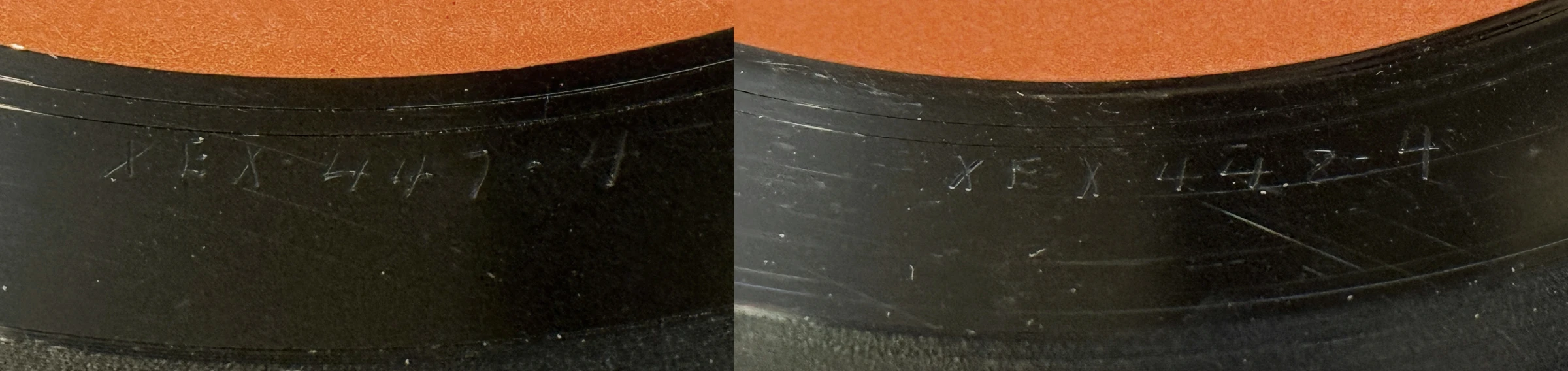 Beatlemania! With The Beatles, LP.6051.6.1, matrix stamp detail