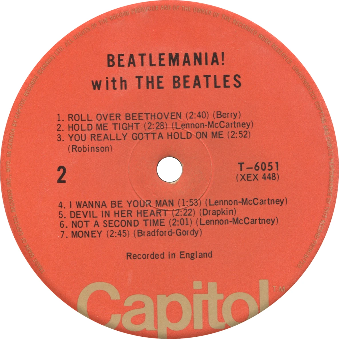 Beatlemania! With The Beatles, LP.6051.6.2