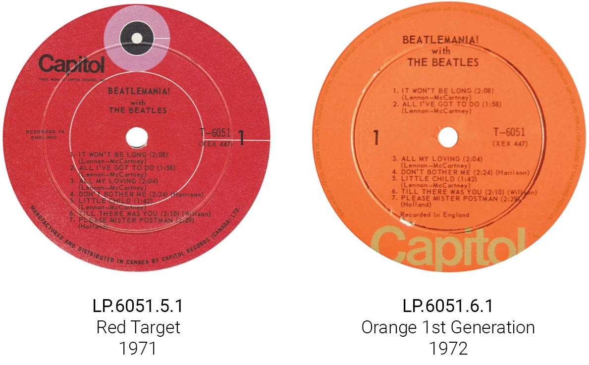 Beatlemania! With The Beatles, LP.6051.6.1