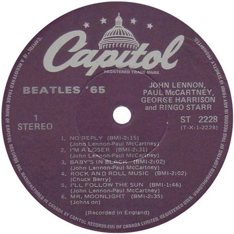 LP.2228.10.1, Purple 2nd gen (Capitol)