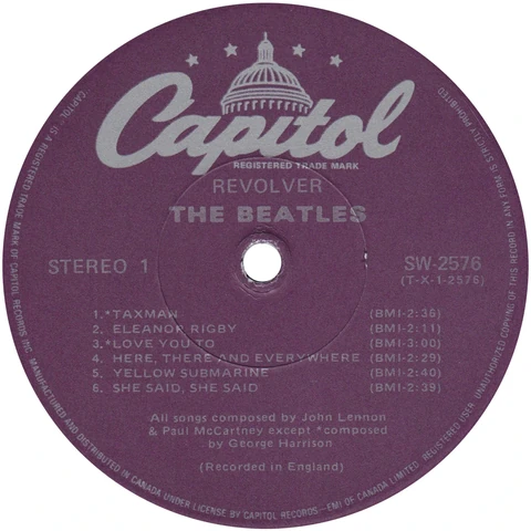 LP.2576.11.1, Purple 3rd gen. (Capitol)