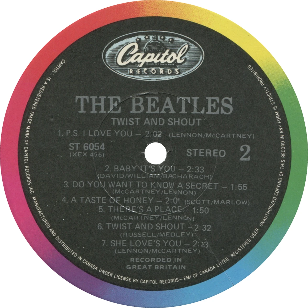Twist And Shout, LP.6054.12.1