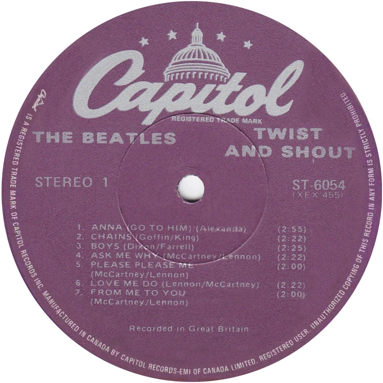 Twist And Shout, LP.6054.10.1