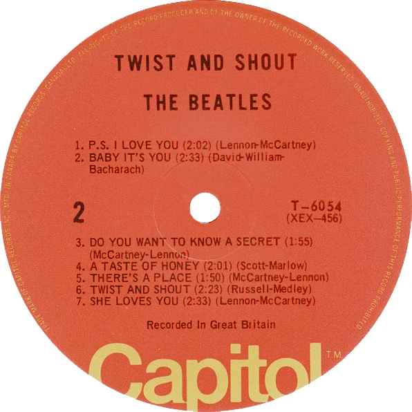 Twist And Shout, LP.6054.6.2