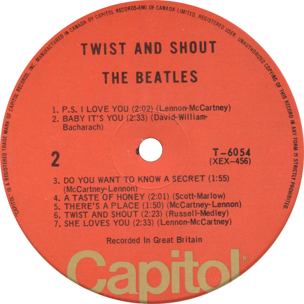 Twist And Shout, LP.6054.7.2