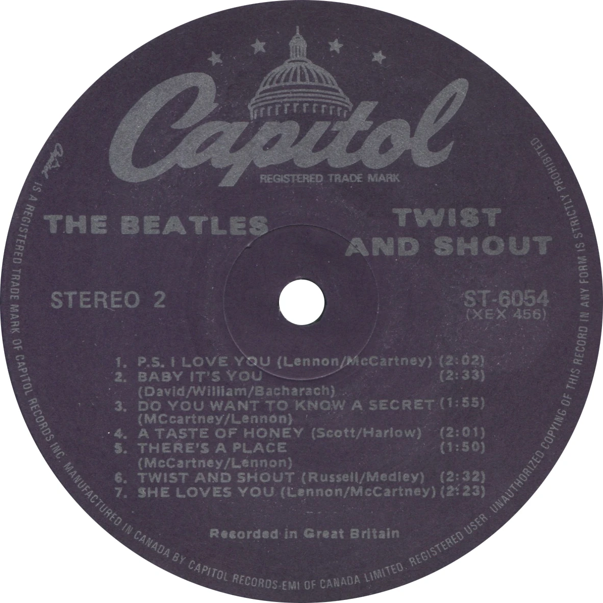 Twist And Shout, LP.6054.9.1