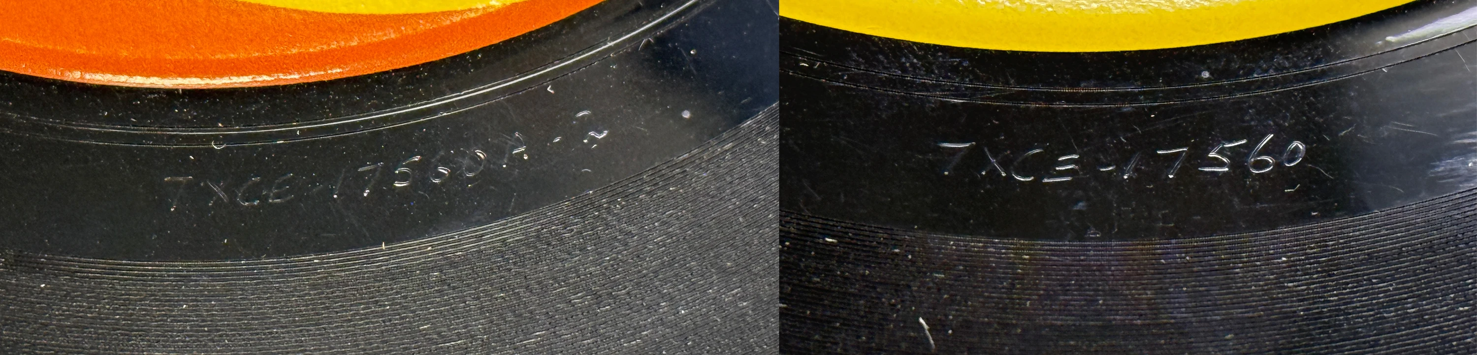 All My Loving / This Boy, 45.72144.1.1, matrix stamp detail