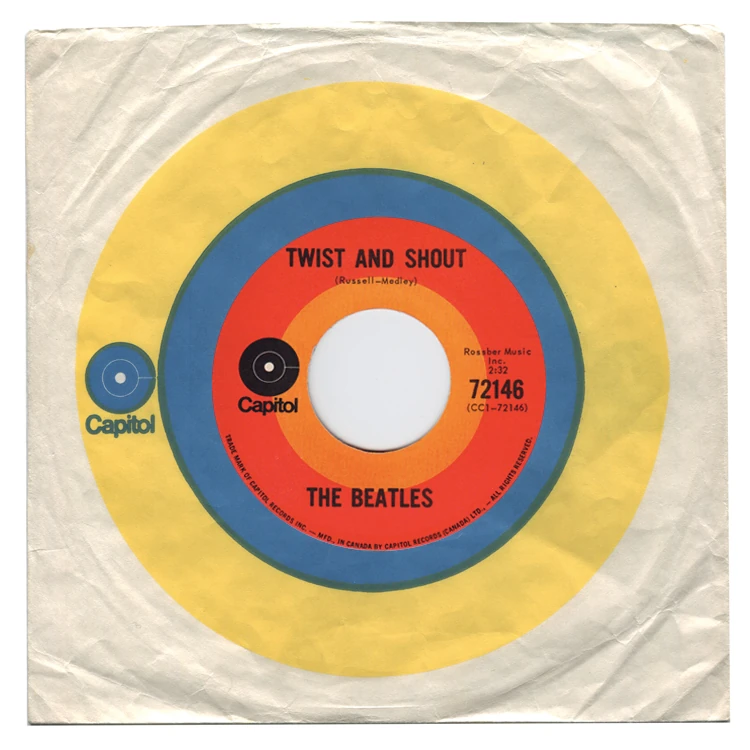 Twist And Shout / There's A Place, 45.72146.5.1
