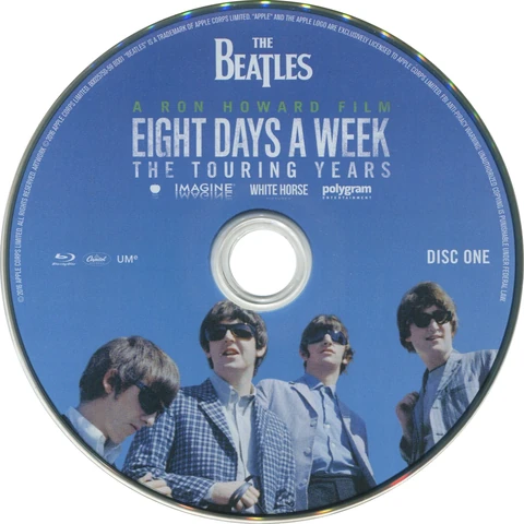 Eight Days A Week, BR.25750.EU.1, Blue Ray set (2 discs), Cardboard Box