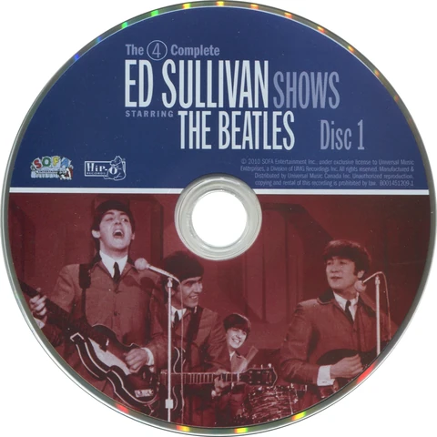 Ed Sullivan Shows (Beatles), DVD.14512.CAD.1, The 4 Ed Sullivan Shows, 2 disc set