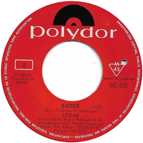 Badge, Cream