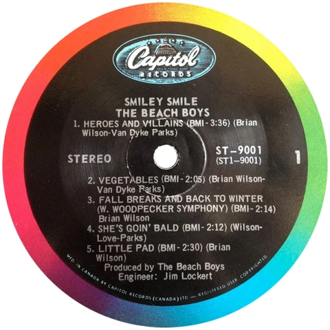 Vegetables, The Beach Boys