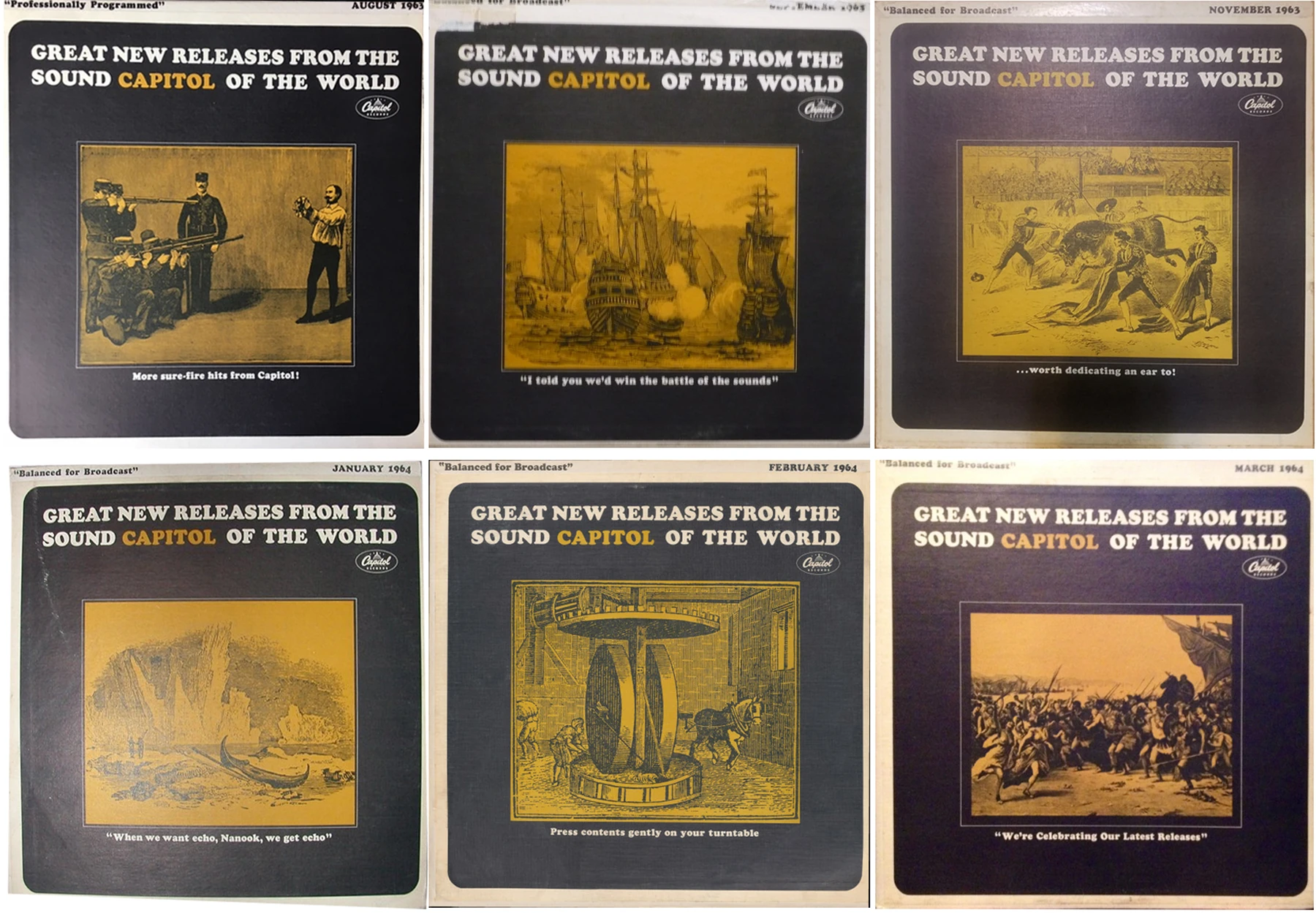Balanced For Broadcast: Great New Releases From The Sound Capitol Of The World February 1964, LP.PRO2537/8.US.1